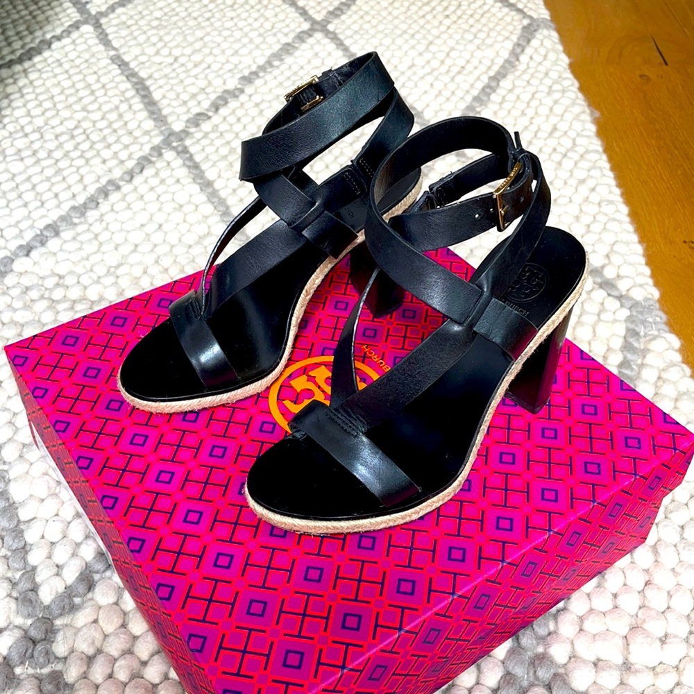 Tory Burch Marbella Sandal - Black - Size 7
